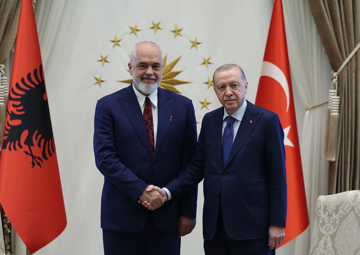 Cumhurbaşkanı Erdoğan, Arnavutluk Başbakanı Rama ile görüştü