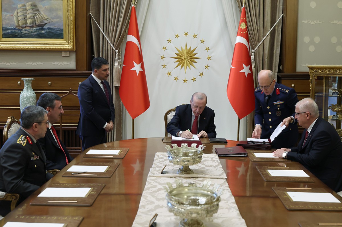 Cumhurbaşkanı Erdoğan, Yüksek Askerî Şûra kararlarını imzaladı