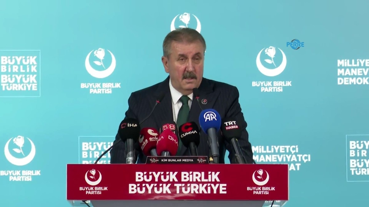 BBP Genel Başkanı Destici: ‘Kürtlerle kardeşiz, PKK’lılarla kardeş değiliz’  - Videolu Haber