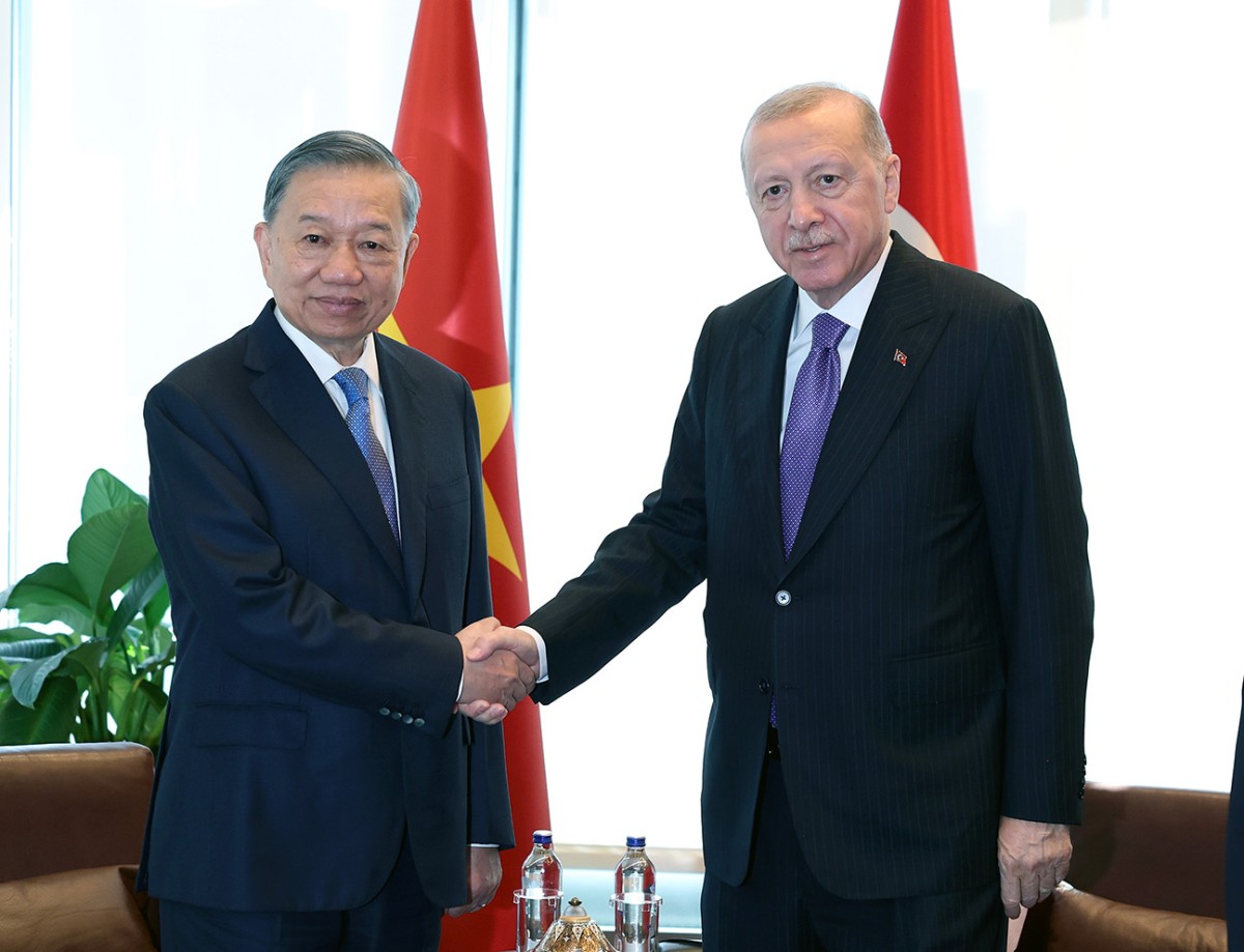 Cumhurbaşkanı Erdoğan, Vietnam Devlet Başkanı To Lam ile görüştü