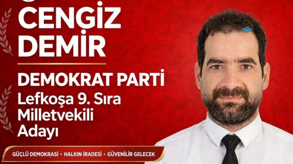 KIBRIS'TA BİR ADIYAMANLI MİLLETVEKİLİ ADAYI...